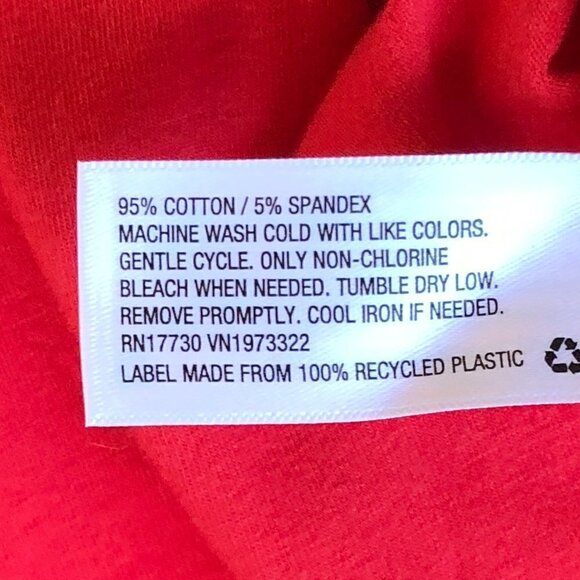 Wild Fable Stretch Tee Red with Ring Cutout at Cleavage  NEW - Picture 7 of 7